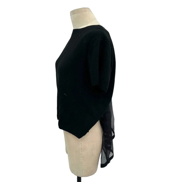 Sachin + Babi Knit Mesh Skeleton Goth Gore Spine Skeleton‎ Sweater Size Small - Picture 6 of 11